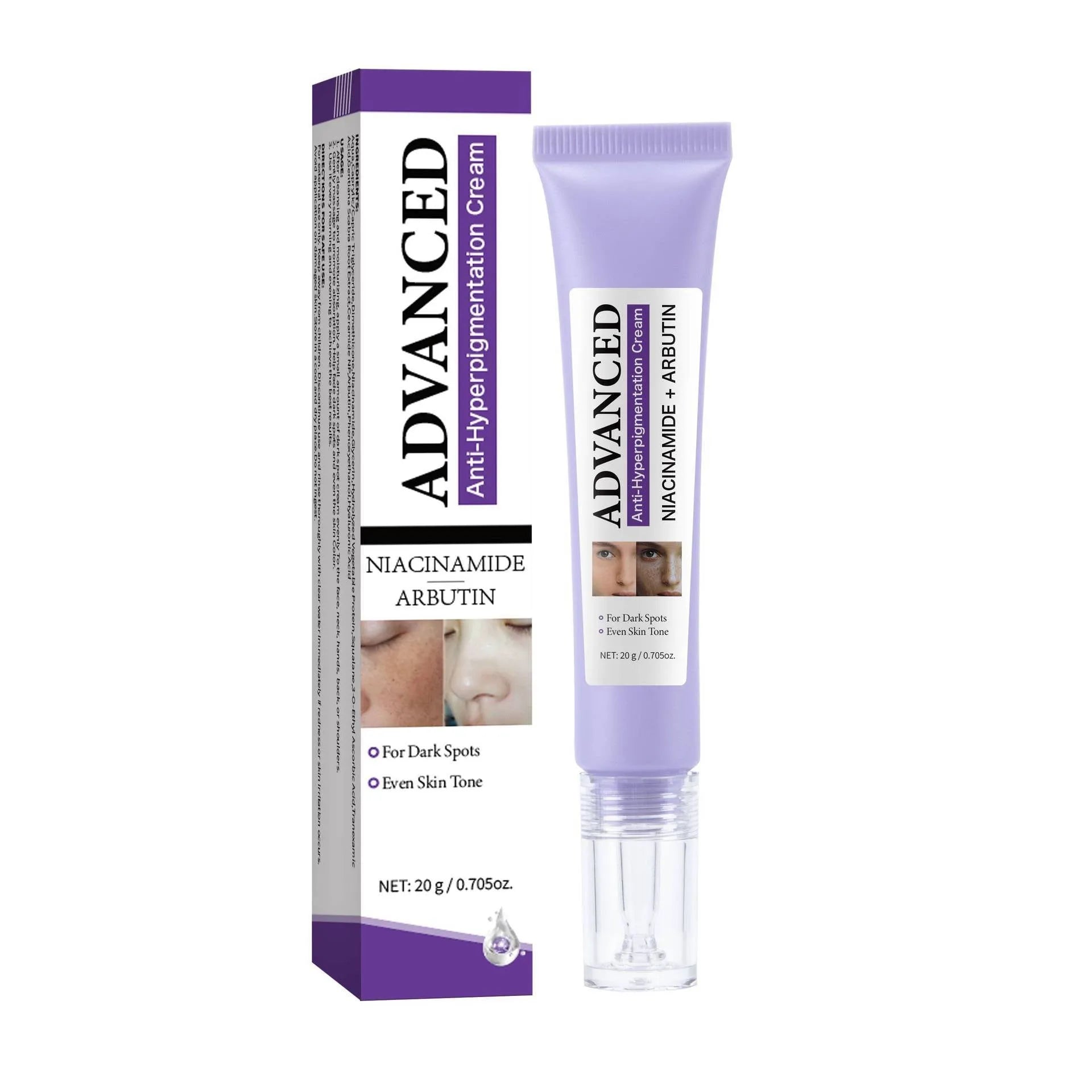 20g jar of anti-pigmentation face cream for ladies with universal skin type compatibility