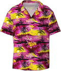 Men's camouflage pattern short sleeve shirt in slim fit, shown in one of seven available colours.