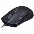 Pulsefire Core RGB wired gaming mouse in black and pink colour options on a mouse pad.