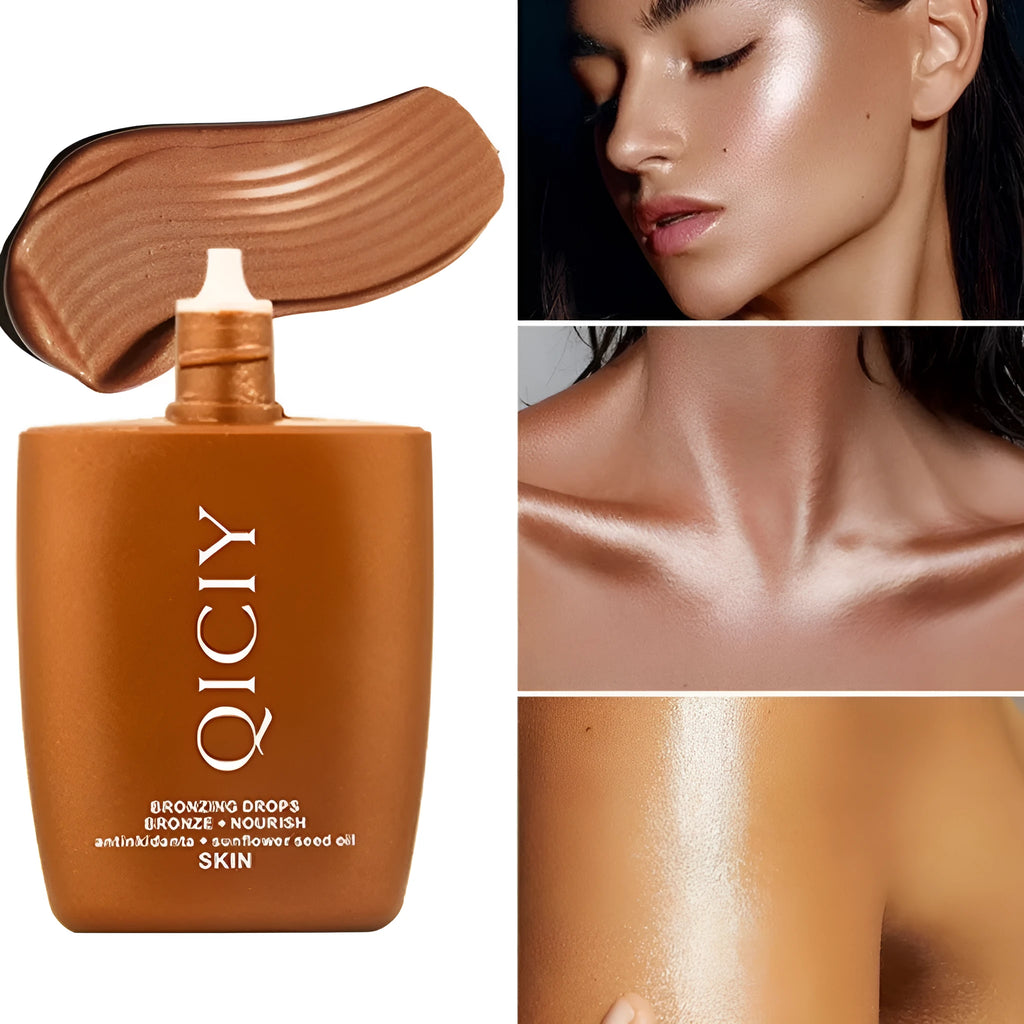 30ml face and body brightening contour liquid bottle with four shade options