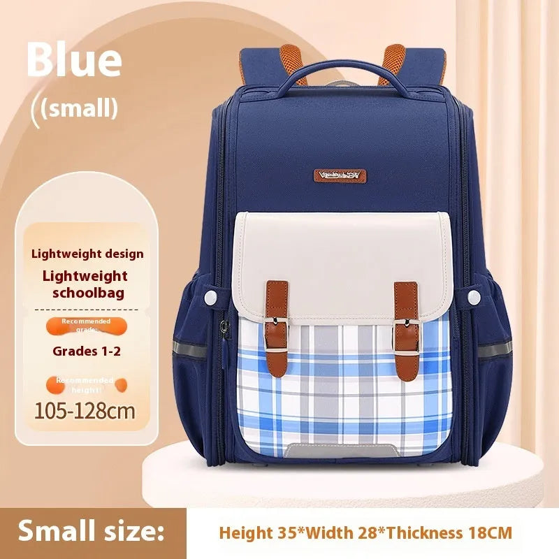 Lightweight Oxford cloth student school backpack in multiple colour options for Grades 5-6