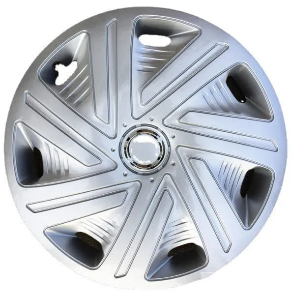 Universal silver ABS plastic wheel hub cover for car decoration