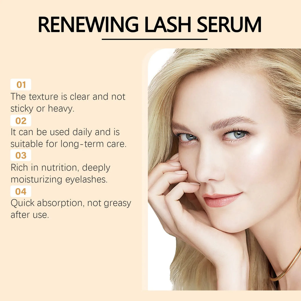 Nourish Liquid of Eyelash serum bottle, 3ml capacity with dropper