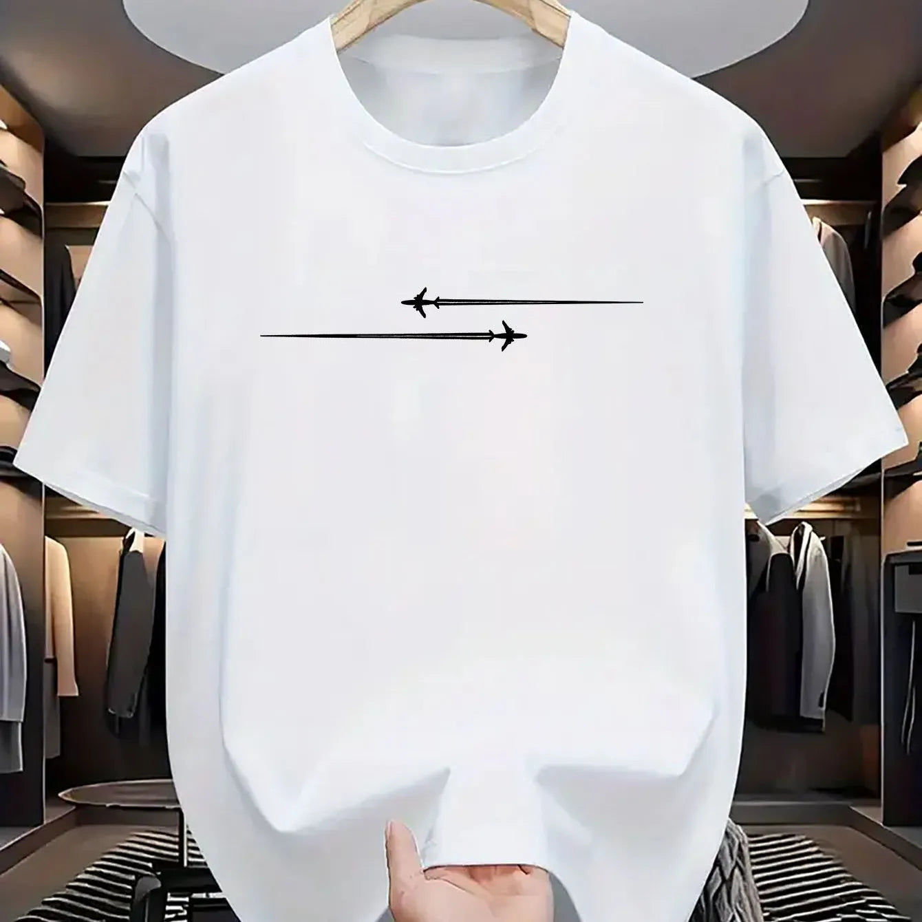 Cartoon printed cotton blend loose t-shirt available in multiple colours and sizes