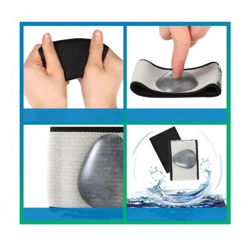 Elastic arch support foot bandage with heart pattern design for flat feet relief