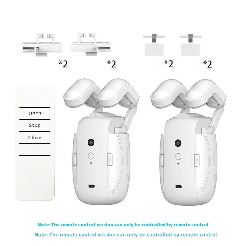 Bluetooth electric curtain controller for Roman rod and TU track systems with remote control and smart home connectivity