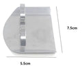 Stainless steel finger guard for kitchen safety during vegetable chopping tasks