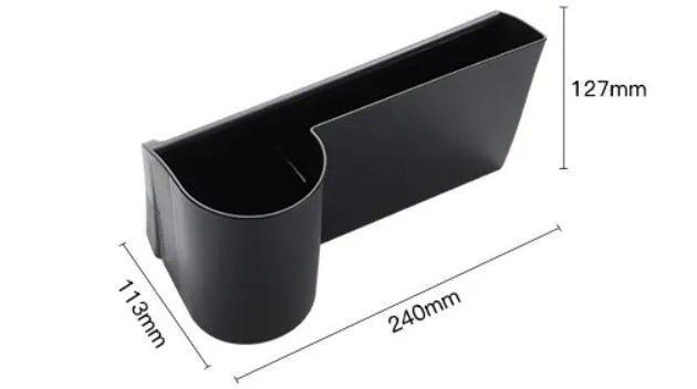 Tesla Model 3 and Model Y dashboard water cup holder with handle in left-hand drive configuration