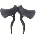 Aluminium alloy road bicycle brake handle for 22.2mm and 23.8mm handlebars in black or black silver finish
