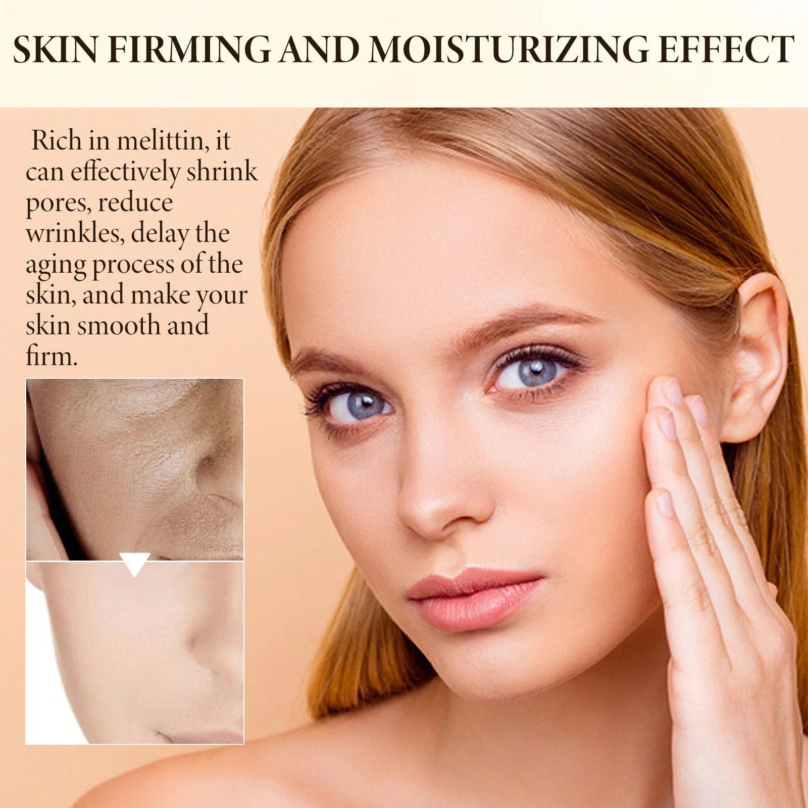 OUHOE Bee Firming Cream in a 30g container for hydrating and nourishing facial skin.