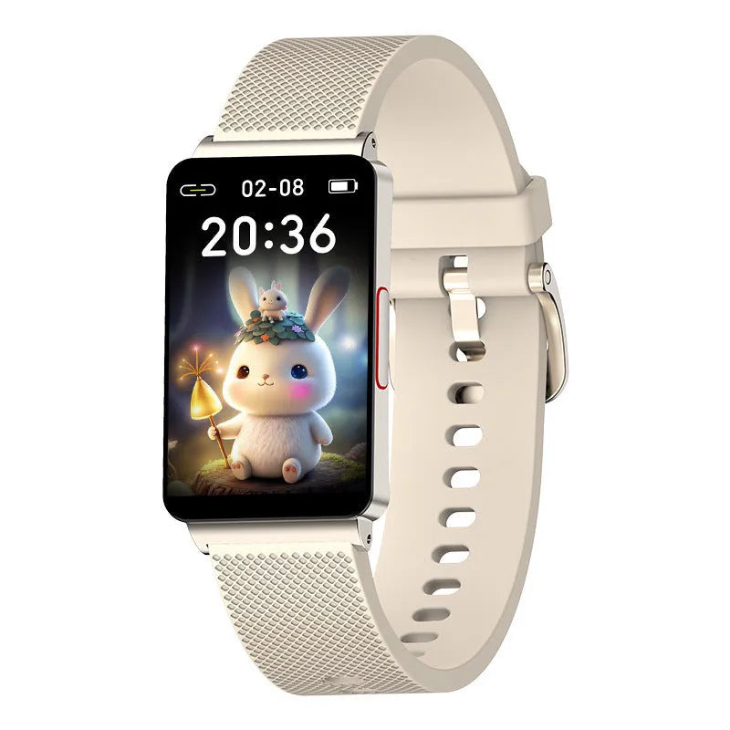 EP08 blood glucose smart bracelet for ANDROID with TPU strap in black, gold, or silver