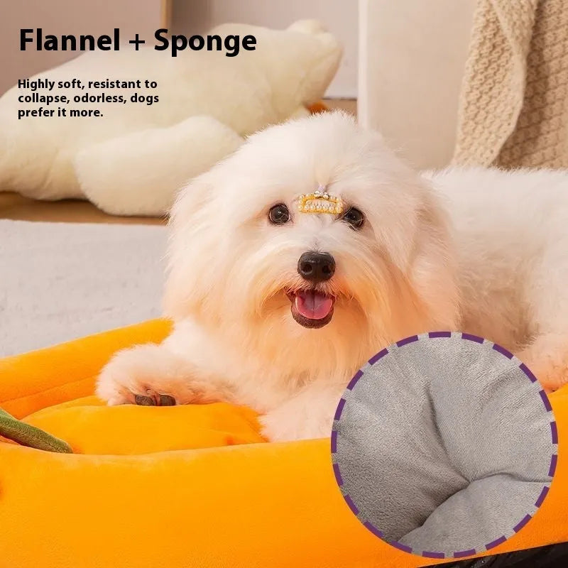 Removable washable dog mat in brown, shown in an L size of 70x45cm for dogs up to 12.5kg.