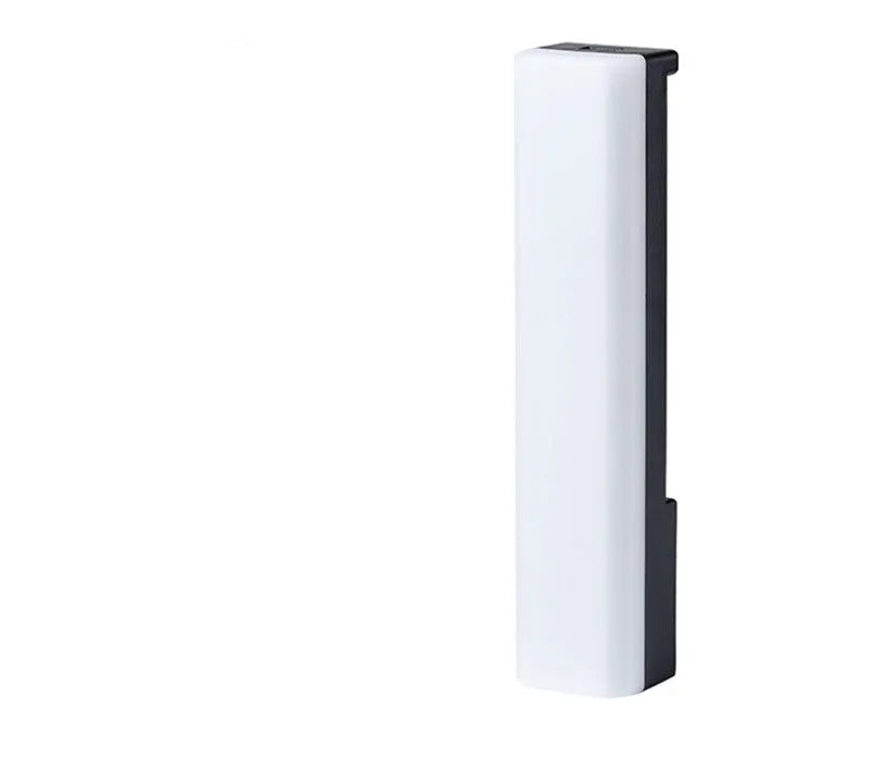 Black and white 3D RGB music-activated table lamp with USB cable