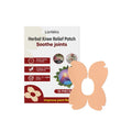 Herbal moxa leaf and menthol joint nourishing adhesive bandage patches - 10 piece set in storage box