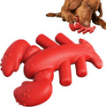 Red large hard-wearing dog chew toy for aggressive chewers and big dogs on a white background.
