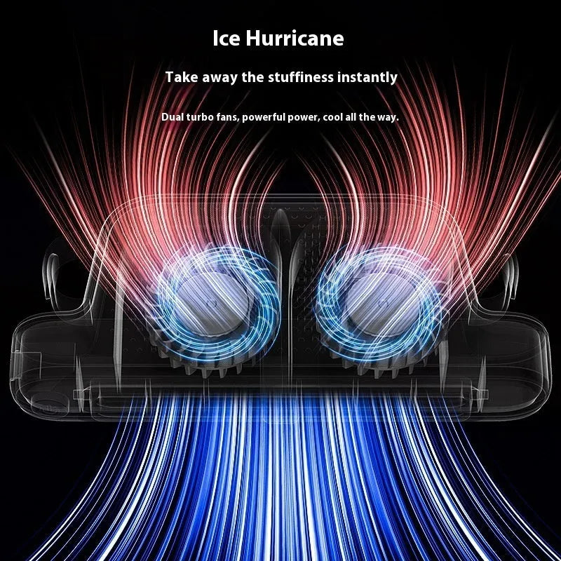 Car turbine fan with USB power, no blades, brushless motor, in black colour option for rear seat