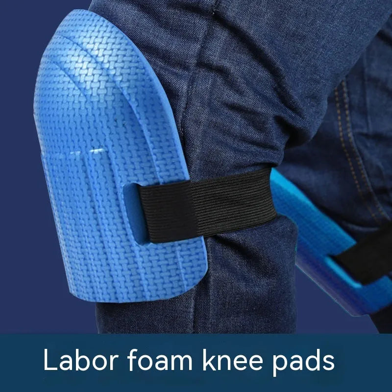 EVA foam kneecap pads in four colours for work kneeling protection