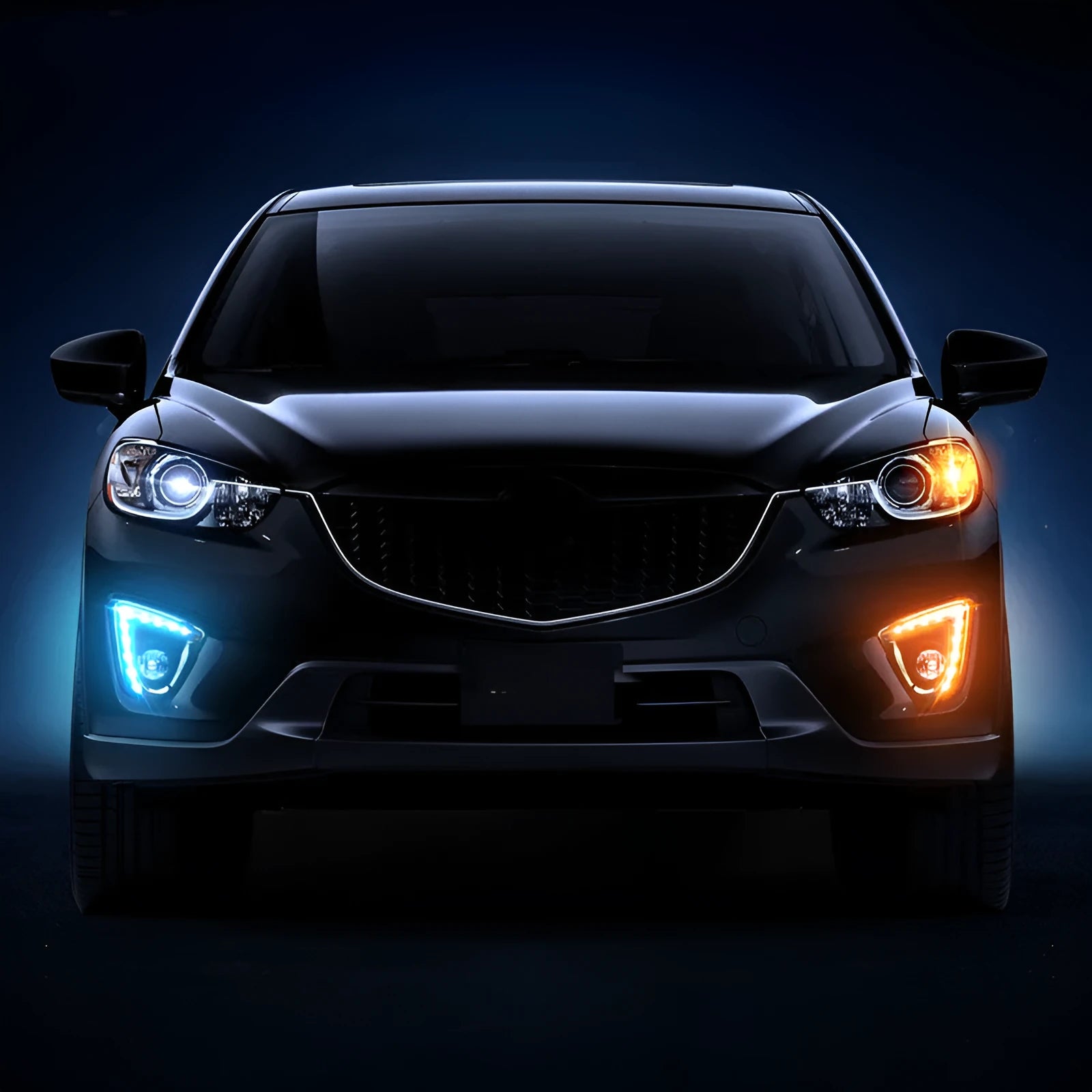 Mazda CX-5 LED daytime running light with electroplated housing and multiple colour option availability