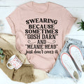 A pink couple's matching T-shirt with a printed design, short sleeves, and a straight casual cut.