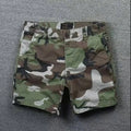 Men's pure cotton casual shorts in straight leg design with zipper fly, shown in multiple colour options
