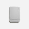 MOVAS leather magnetic phone holder case showing dimensions 96.5mm x 63.5mm in grey colour