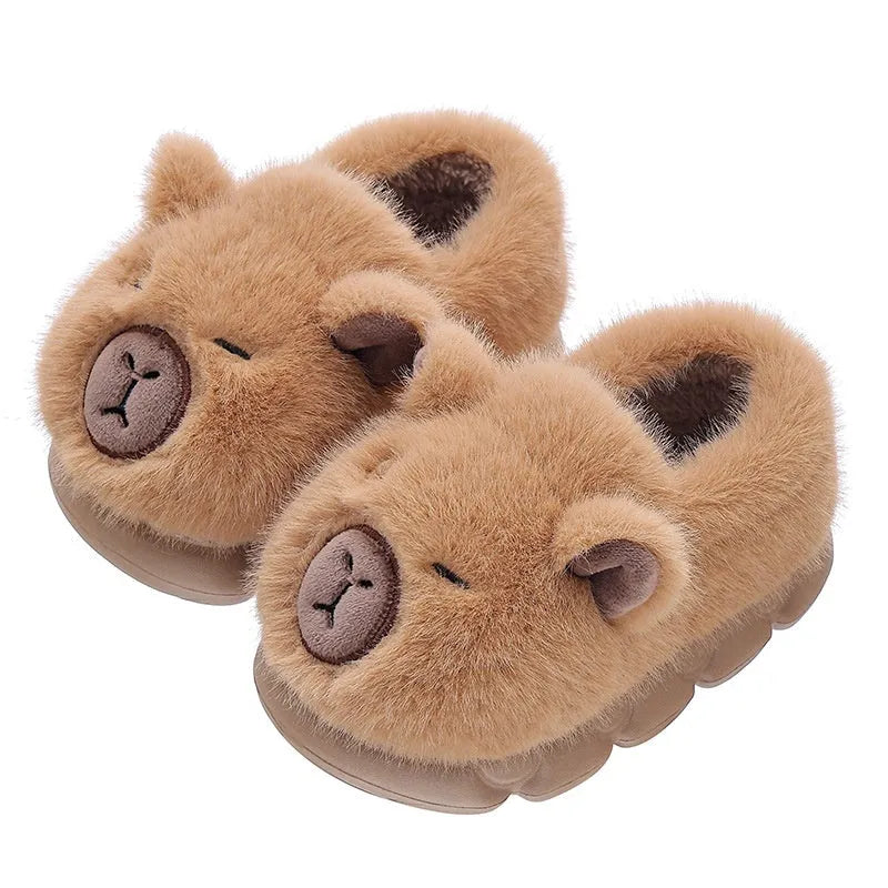 Kappabala children's cartoon EVA slippers in dark coffee colour for kids