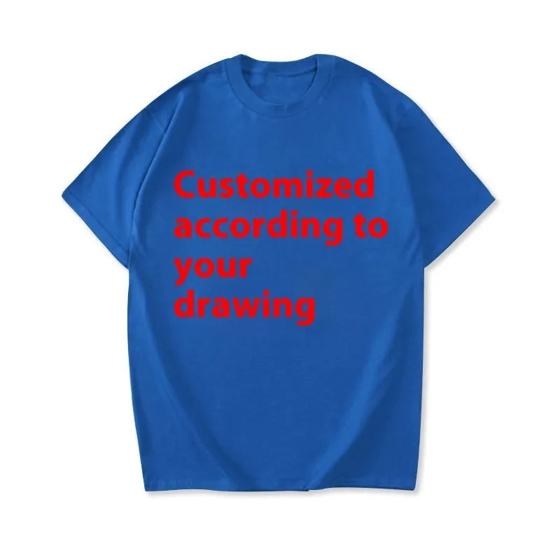 A combed cotton round neck t-shirt in a choice of nine colours, showing printed detail.
