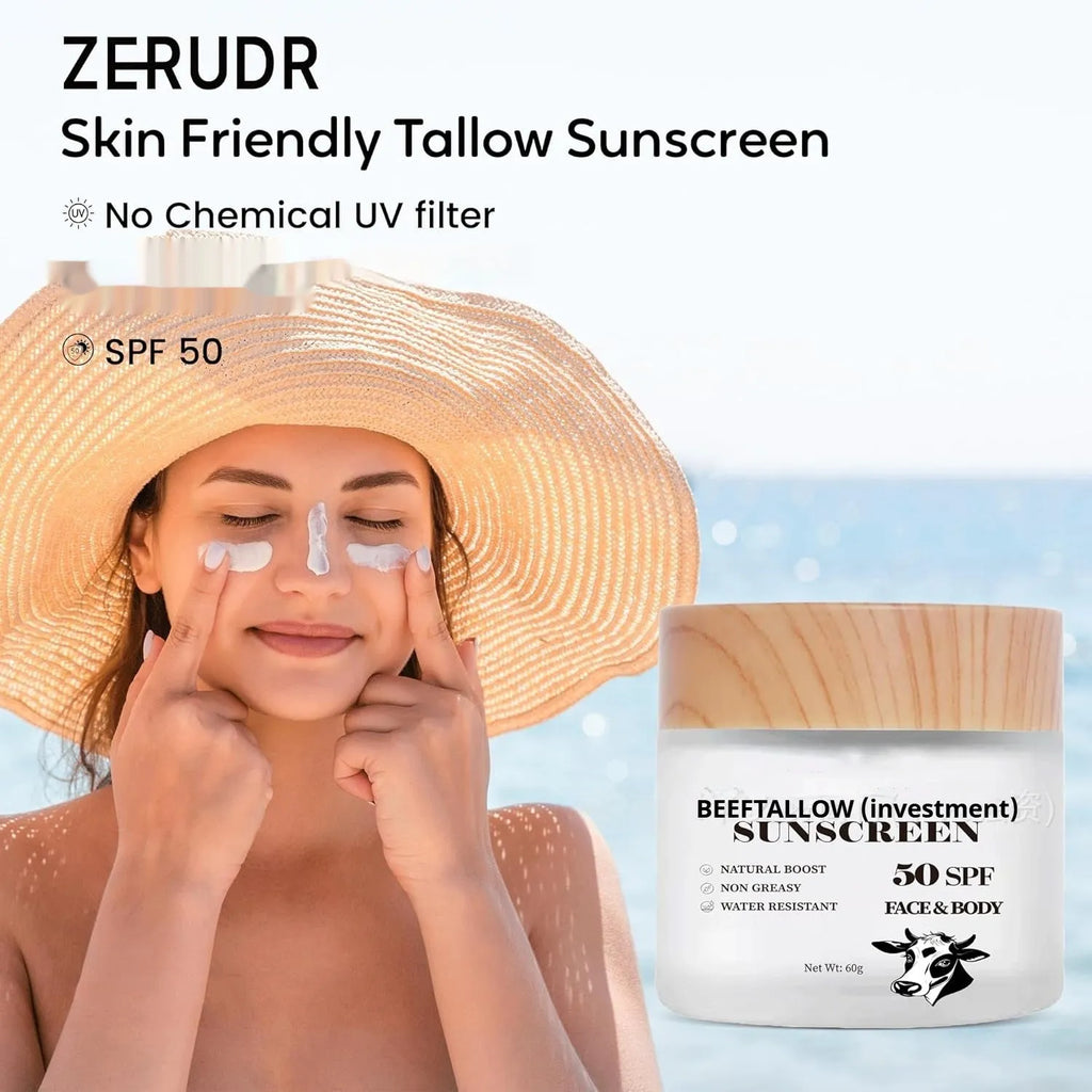 60g tube of waterproof, non-greasy protective skin cream on a white background.