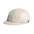 A dome crown polyester cap with a soft tongue, shown in Army Green colour, on a white background.