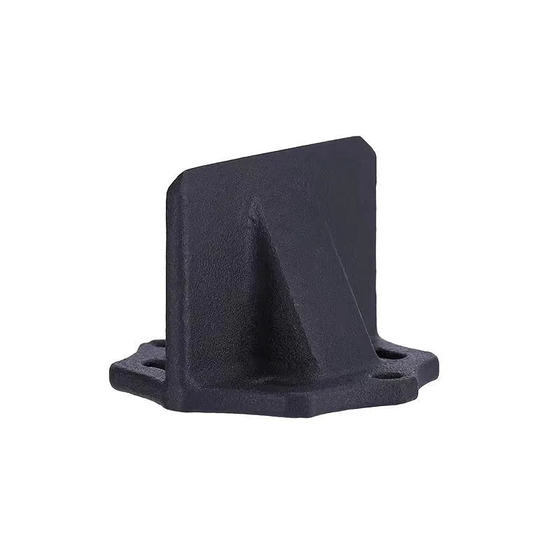 Small square cast iron wood splitter for portable wood cutting