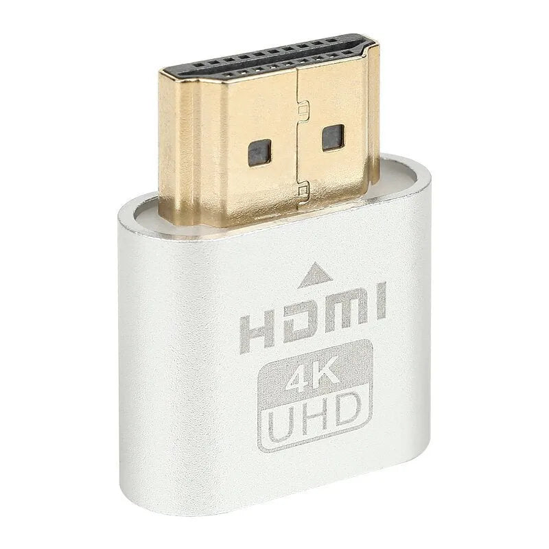 Graphics card HDMI virtual display adapter with 26.5mm interface for screen spoofing