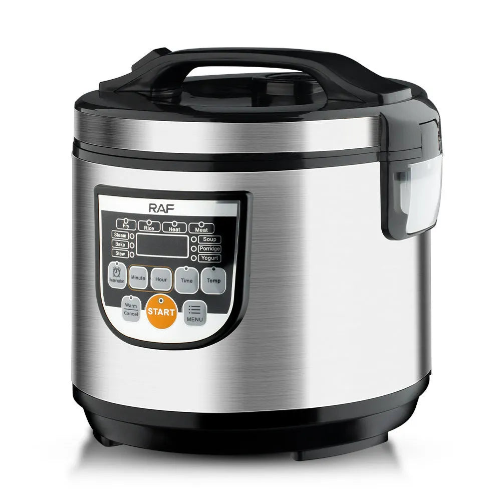 5L multifunctional rice cooker with LCD display, button control, colour R178, aluminium alloy lining