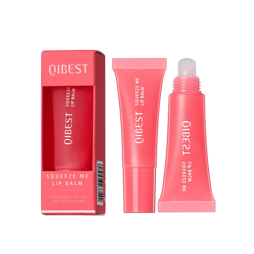 Water coagulation lip balm tube in standard specification with moisturising formula for chapped lips