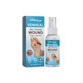 30ml bottle of diabetes wound spray with herbal ingredients and spray nozzle.
