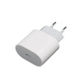 PD20W mobile phone charger with USB port and regional plug options.