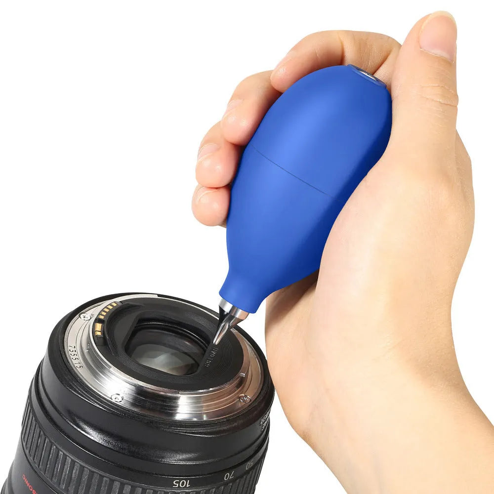 Blue rubber dust removal ball cleaning tool for cameras and mobile phones