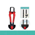 Portable child safety seat belt retainer in polyester fabric for children 12-36kg