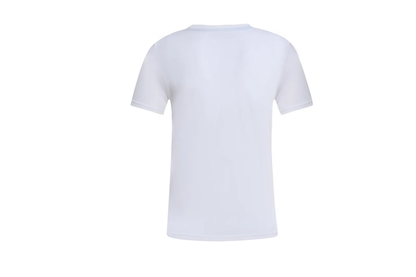 White cotton overalls with round neck and short sleeves in loose pullover style
