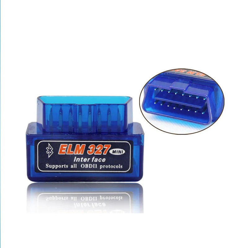 Bluetooth OBD2 scanner for Android and Windows with ELM327 chipset for vehicle diagnostics