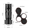 Black retractable car cup holder with adjustable base on a car dashboard.
