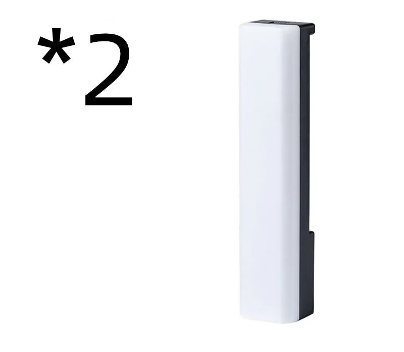 Black and white 3D RGB music-activated table lamp with USB cable