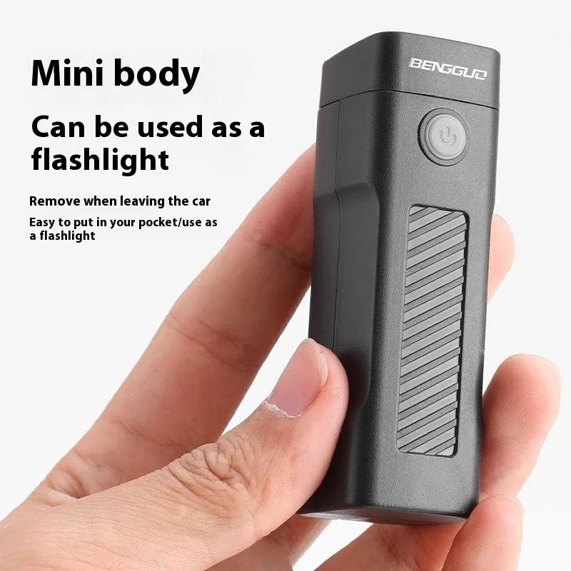 USB rechargeable bicycle headlight with quick release bracket for night riding