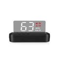 Black Car Mounted Display with 2.0 inch screen showing speed projection