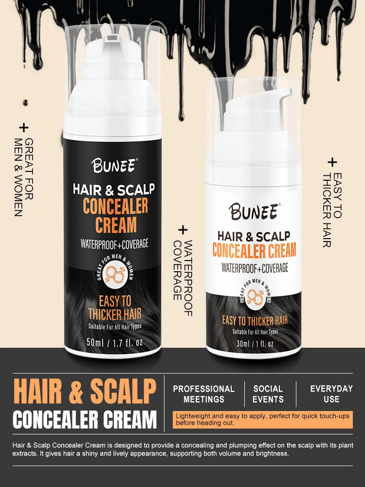 30 ml scalp concealer pomade bottle for covering hair thinning areas on the scalp