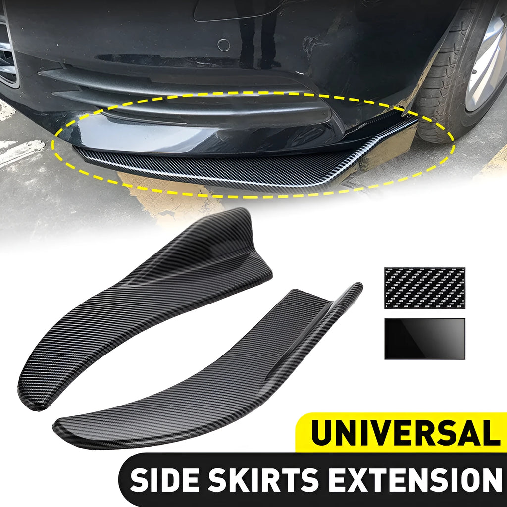 Carbon fibre finish car deflector light set for General Motors vehicle bumpers