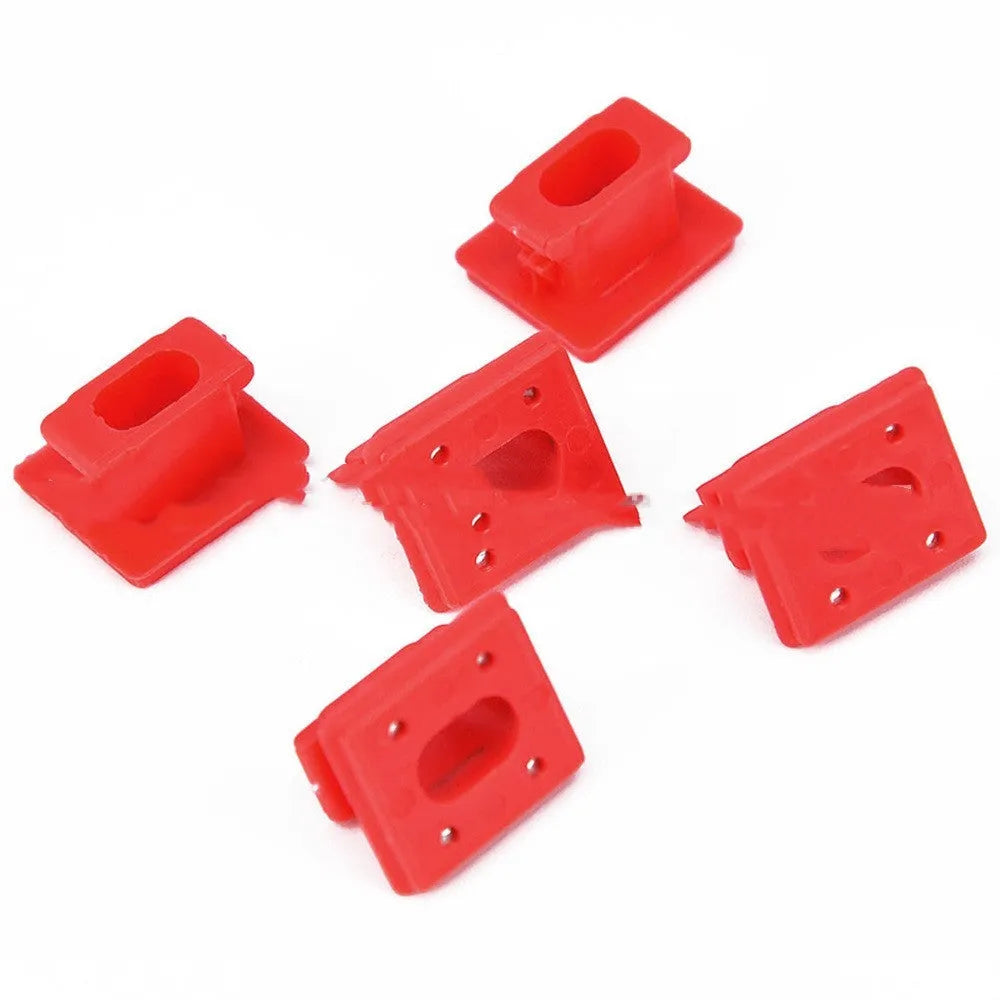 Black plastic BMW interior trim panel replacement clips snap fasteners