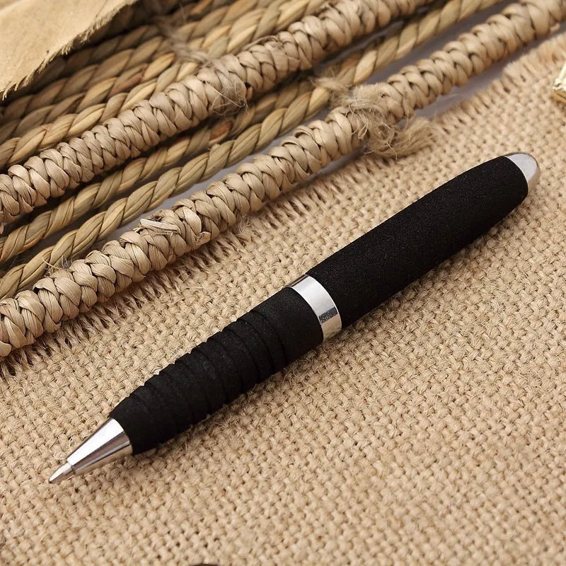 EVA metal cap mini ballpoint pen with a 1.0mm tip, shown in silver colour.