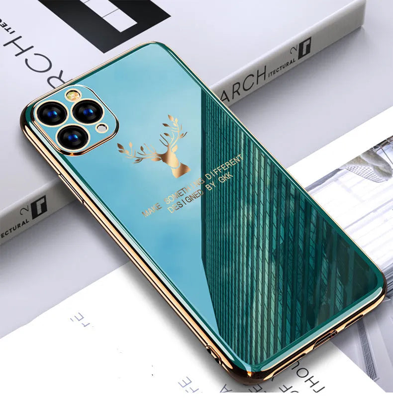 Black TPU full lens iPhone case showing camera protection for multiple model compatibility