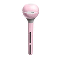 Columnar pink and white magic wand ultrasonic humidifier with USB cable