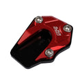 Thickened aluminium alloy side support pad bracket for New Continent Honda S07 electric car in black